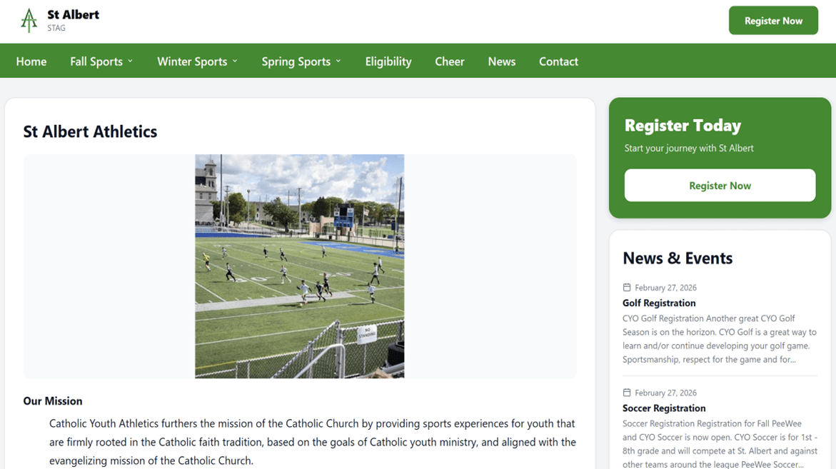 Desktop Website
